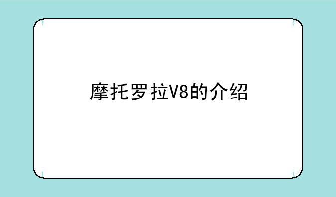 摩托罗拉V8的介绍